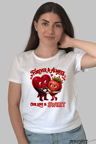 GILDAN Tricou Valentine S Day Cuplu Dragostea Noastra E Dulce Dama