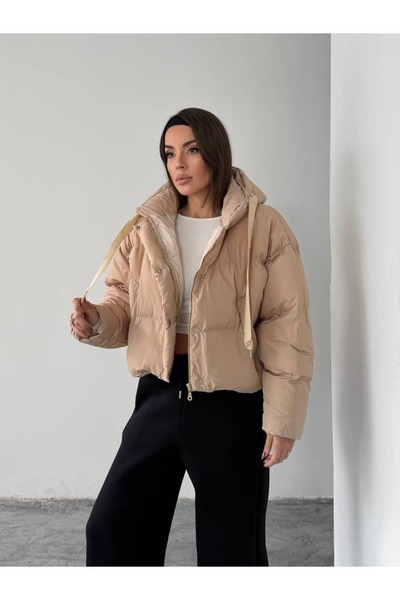 mydukkan.co Oversize Hooded Puffer Jacket