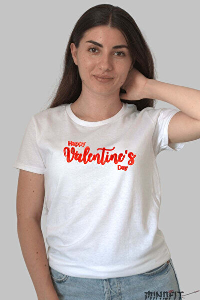 GILDAN Tricou Valentine's Day - Happy Valentine's Day Rosu Electric Dama