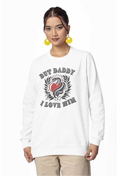 Fuddy Moda سويت شيرت قصة فضفاضة تايلور سويفت للجنسين بدون قلنسوة برقبة دائرية...