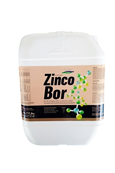 ULUSOY KİMYA Zinko Bor (10 lt)-Bor, Molibden, Çinko İçerikli Sıvı Bitki Besini