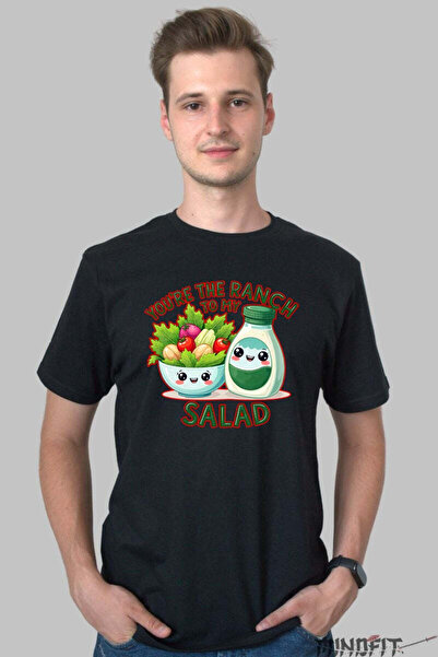 GILDAN Tricou Valentine's Day Cuplu - You-re The Ranch To My Salad Barbat