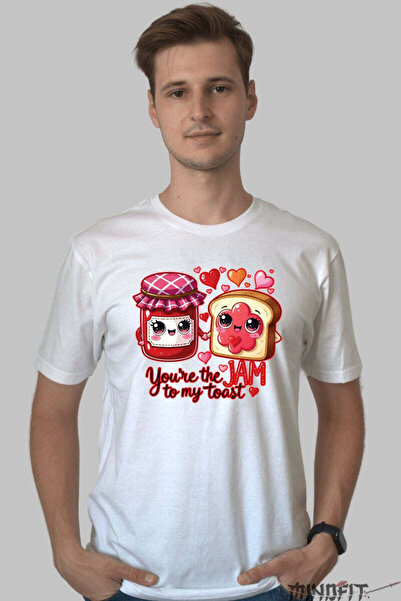 GILDAN Tricou Valentine's Day Cuplu - You-re The Jam To My Toast Barbat