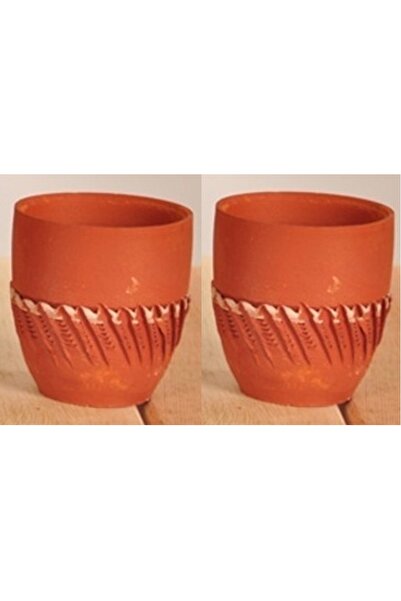 9Renk Handmade Earth Water Cup - Natural Test Cup (2 Pieces)