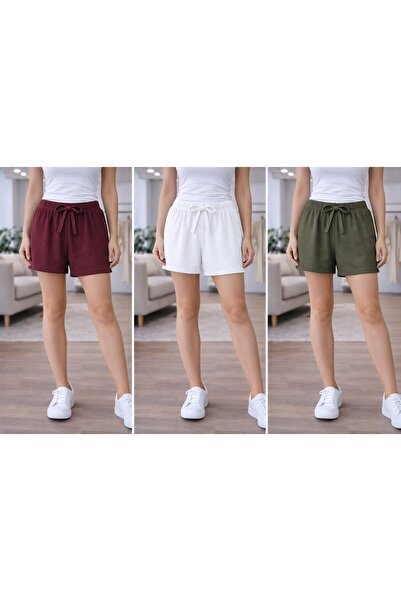 Org Marka Store Fleur 3-Piece Set with Elastic Waist, Suspended Lace, Pocketl...