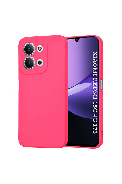 Techsuit Husa silicon Xiaomi Redmi 15C 4G SoftFlex, fucsia