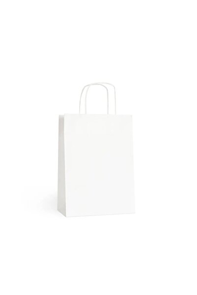 Gamma Print White gift bag, 18x25x9, set of 10 pieces