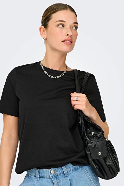 ONLY ONLFREJA Luxe Дамска тениска с къс ръкав