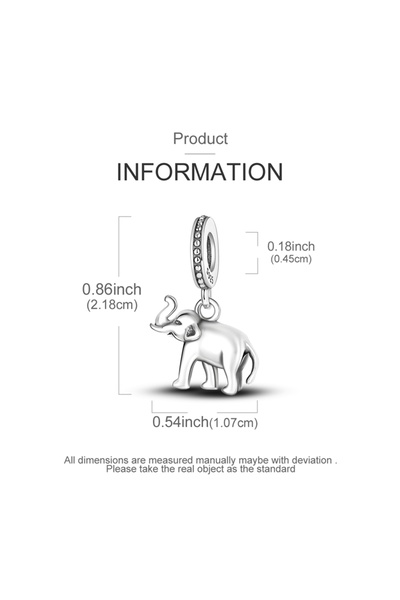 Choice31 KTC142 قلادات من الفضة الإسترليني عيار 925 على شكل فيل وفيونكة وقطة ...