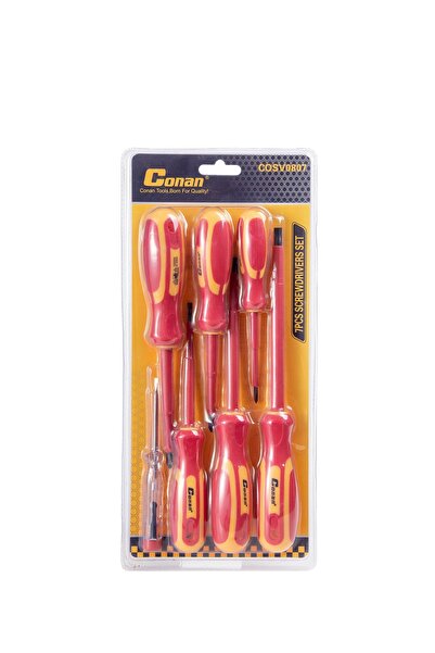 CONAN 7-Piece Insulated Screwdriver Set – High Safety and Premium Quality for...