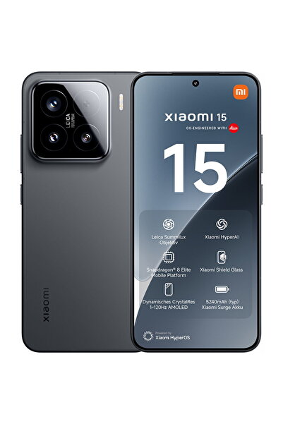 Xiaomi 15 512GB 12GB RAM 5G Dual SIM Black