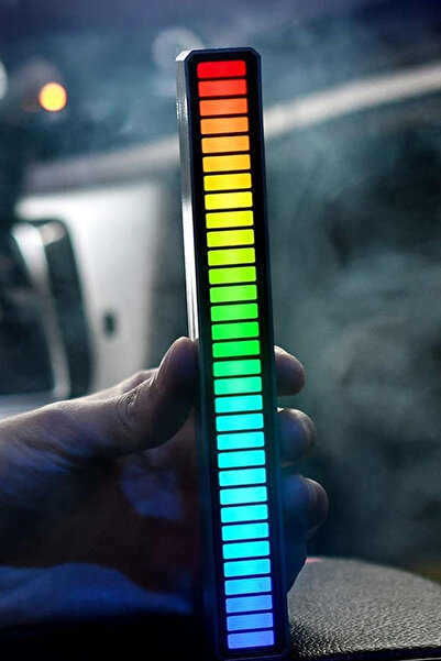 TechnoStation Araç İçi Ofis Oyuncu Ambiance RGB Sese Duyarlı Taşınabilir Ekol...