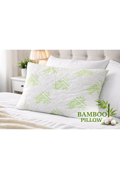 YÜNTEKS Good Morning Bamboo Pillow, Breathable Texture, Organic, Non-Quilted,...