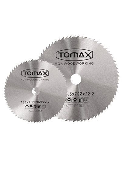 Tomax AĞAÇ DAİRE TESTERE(180 x 22,2 mm) ELMASSIZ