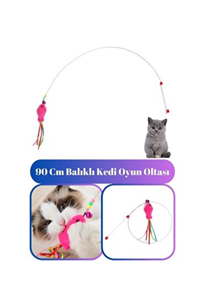 VitaBuddy KEDİ ZİLLİ BALIK TUTMA OYUN OLTASI