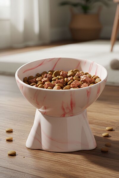 Pawicci Seramik Mama Kabı – Kedi ve Köpekler için Sağlıklı Mama Kasesi - Yüks...