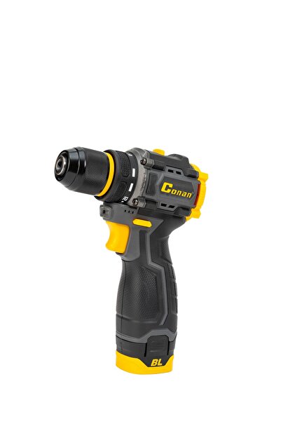 CONAN 16V Cordless Brushless Drill – 2 Lithium Batteries, Fast Charger & Pro ...