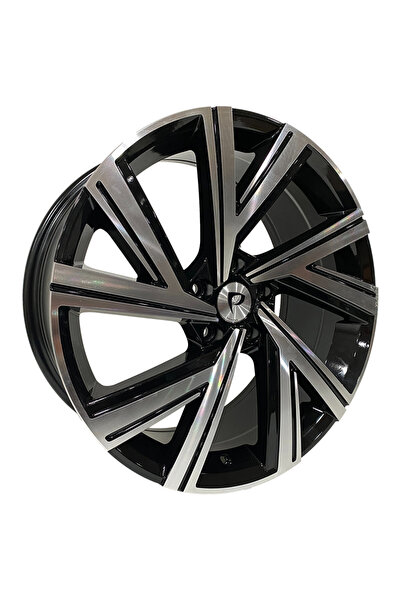 LJAPPLIED LJA-A5805-01 7.5x17" 5x112 ET45 57.1 Black Machined 17 İnç Jant Tak...
