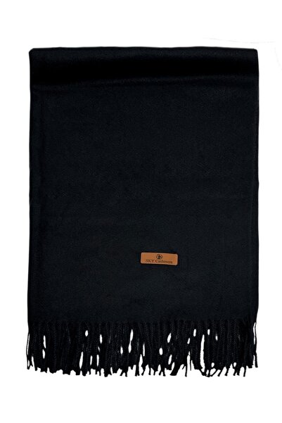 Sky Cashmere Shoulder Shawl - Black
