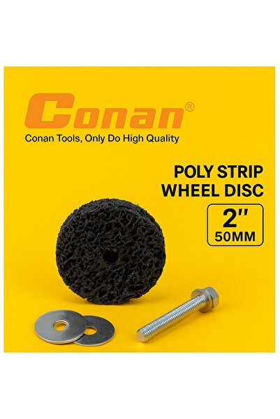 CONAN قرص صنفرة بالألياف أو قرص عجلة بوليستر 2 بوصة من مزيل الصدأ والطلاء - م...
