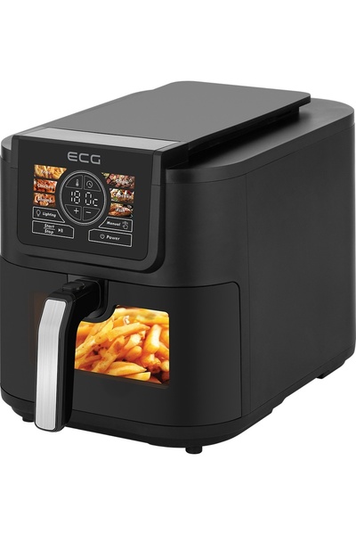 ECG AF 8020 Ai Slim Fry hot air fryer, 1700W, 8 l, 100-200°C, 6 automatic pro...