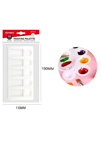 MOTARRO Painting Plate MP145-7, Durable Paint Palette for Acrylic, Oil & Wate...