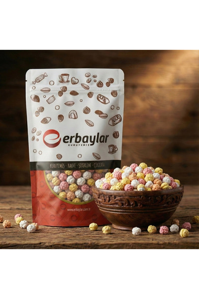 ERBAYLAR KURUYEMİŞ Erbaylar Şekerli Leblebi Renkli - 250 Gr