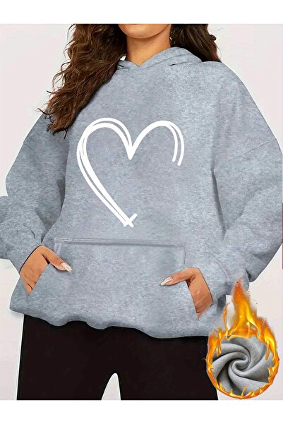 Deocept سويت شيرت للجنسين مطبوع بغطاء رأس بجيب كنغر مريح وقصة قصة فضفاضة قطع