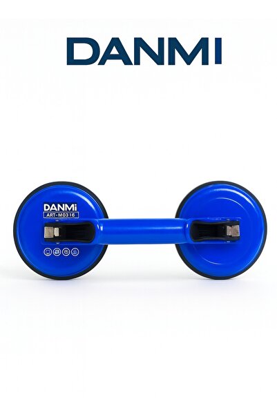 DANMI رافعة زجاج مزدوجة الشفط - ذراعان قفل مستقلتان - للزجاج والمرايا والتيتا...