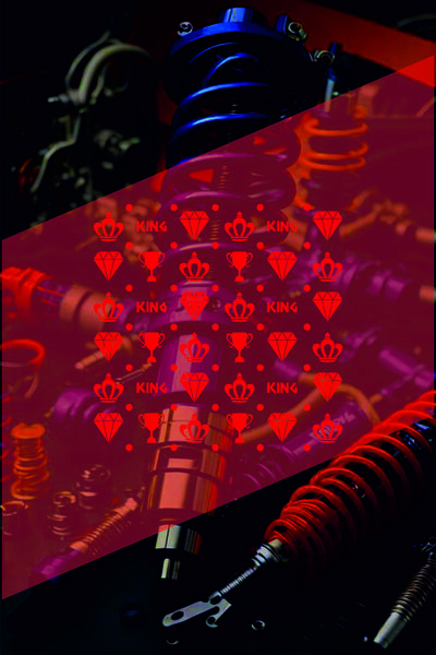 sticker King-Elmas-Taç 25X25 cm Foil Cut Universal Pattern Coating Motor-Helm...