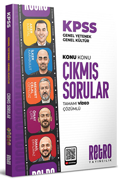 RETRO YAYINCILIK 10 YIL KPSS Genel Yetenek Genel Kültür 5Yüz Çıkmış Sorular K...