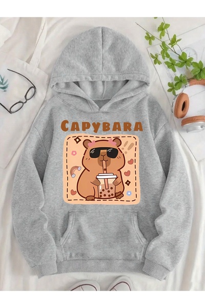 Deocept Φούτερ Unisex με τύπωμα με κουκούλα με τσέπες καγκουρό, άνετη εφαρμογ...