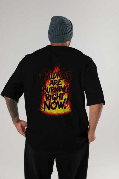 Ankhises GYM, Sport, Fitness 94 Tricou negru oversize cu imprimeu pe spate Bă...