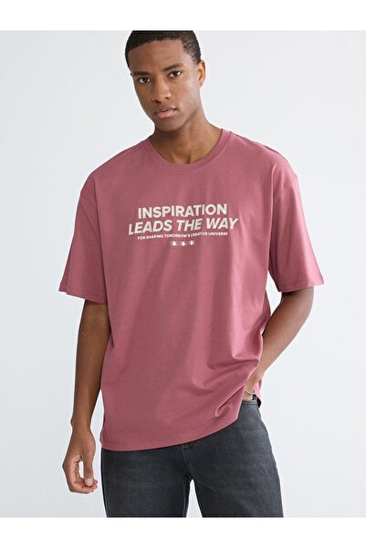 LC Waikiki Ανδρικό μπλουζάκι με στάμπα XSIDE Crew Neck