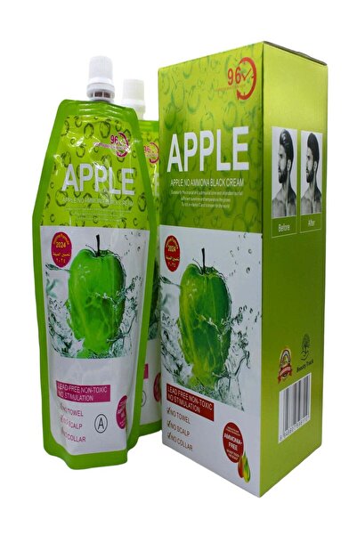 Fiya كريم صبغة الشعر الأسود من بيوتي تراك برائحة التفاح والخالي من الأمونيا -...