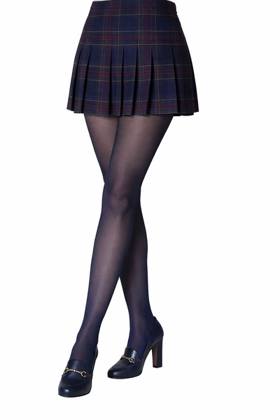 DAYMOD ÇORAP Lady Fity 15 Semi-Shiny Thin Pantyhose (Dark Blue)