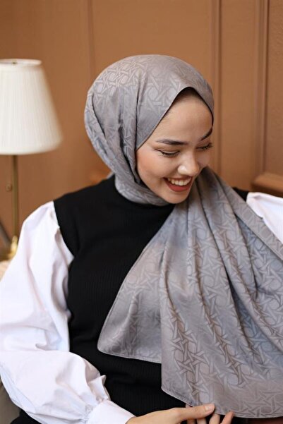 Silk Home شال فاخر - 40003 رمادي ماتي