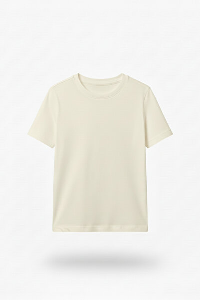 Shifre Unisex Παιδικό μπλουζάκι με λαιμόκοψη ποδηλάτου, βασικό, μονόχρωμο, κο...