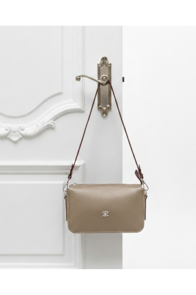 Çanta Trend Polo of Colors Women's Shoulder and Crossbody Bag with Adjustable...