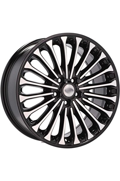 LJAPPLIED LJA-A0056-01 8.0x18" 5x108 ET42 63.4 Black Machined 18 İnç Jant Tak...