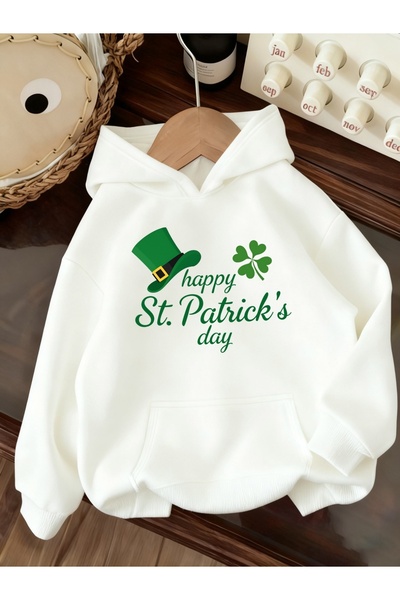 Deocept Φούτερ Unisex για την Ημέρα του Αγίου Πατρικίου με τύπωμα με κουκούλα...