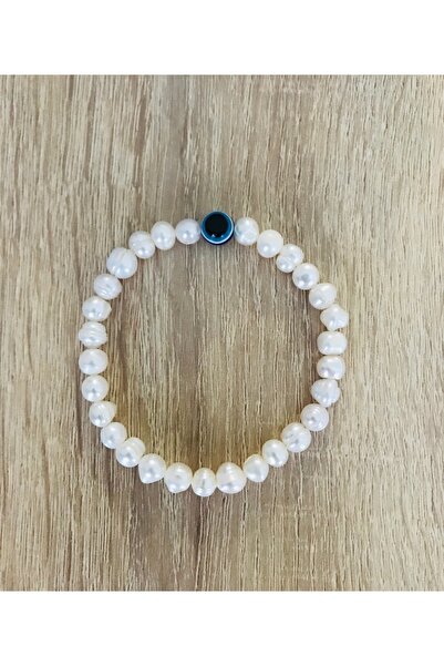 MK tasarım Real Pearl Bracelet - with Evil Eye Beads - Mkt.1.101.52 Relaxing,...