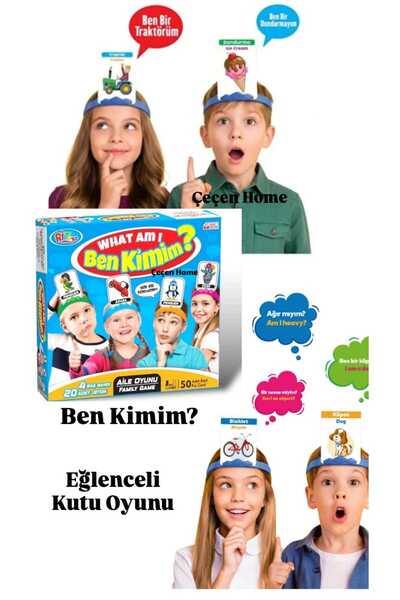 ÇEÇEN HOME من أنا؟ لعبة صندوقية ممتعة للعائلة، لعبة تخمين، ذكاء، وتفكير، لعبة...