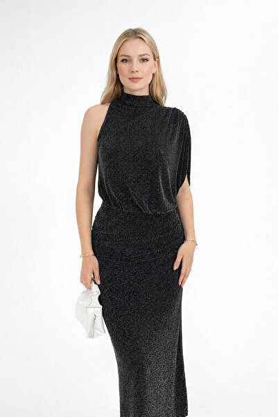 GLAM AURA Silk Shine Kadın Işıltılı , Zarif, abiye , mezuniyet , davet,kına, ...