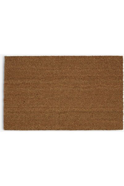 DavidaHome Entrance mat, non-slip, made of coconut fiber, 50 x 80 cm, natural