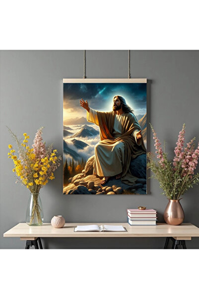Printees Tablou - Hristos pe munte - Canvas pe șasiu