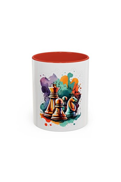 LADİJİTAL BASKI ÇÖZÜMLERİ Colorful Chess Visual Mug
