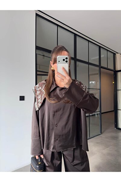 BB Bensu Buyruk Double-Breasted Detailed Pants Suit with Elastic at the Legs ...