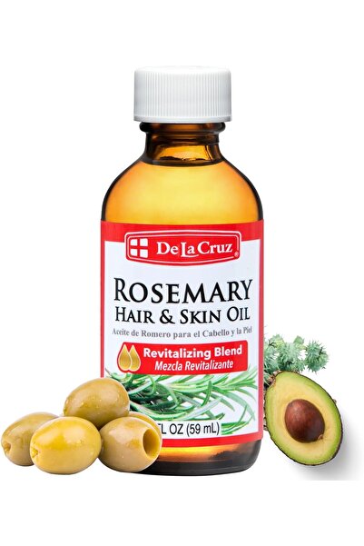 De La Cruz E0332- DE LA CRUZ® OIL OF ROSEMARY BLEND FOR SKIN & HAIR 2 fl. oz.