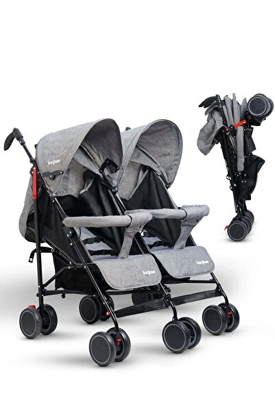 BAYBEE 2 in 1 Twin Baby Stroller, Lightweight Newborn Babies with Adjustable ...